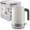 bollitore elettrico lucido 1 7 litri ebollizione rapida da 3 kw crema e plastica [vkt153]