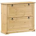 - scarpiera corona 99x32x85 cm in legno massello di pino