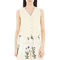 gilet misto lino weekend