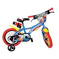 bicicletta bambino 16 superman 5-7 anni blu