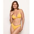 costume a triangolo push up textured / giallo / 3 giallo
