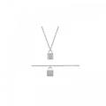 parure case da donna in metallo e cristalli mod. 5120621