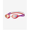 occhialini da nuoto air speed lilla bianco rosso con lenti specchiate blu