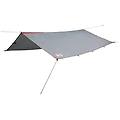 - telone da campeggio grigio/arancione 400x294 cm impermeabile