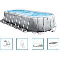 - set piscina ovale prism frame 610x305x122 cm