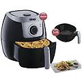 - trade shop friggitrice aria elettrica calda infrarossi cottura sana cestello grill 5l 1800w