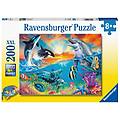 - uzzle 12900 ozeanbewohner puzzle da 200 pezzi grigio