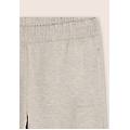 pantaloni slim m&eacute;lange con stampa trasparente e zip melange light gray uomo xxx large