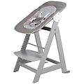 - seggiolone born up set 2in1 design tessile miffy funzione reclinabile grigio
