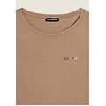 t-shirt donna con grafica in strass e logo sul fondo chanterelle donna extra large
