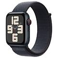 watch se gps + cellular 44mm cassa alluminio mezzanotte con inchiostro sport loop (mxgn3ql/a)