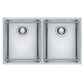 lavello 2 vasche (74 5x44cm) mrx 120 34 34 maris inox spazzolato 122 0525 275