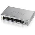 gs1005hp switch unmanaged 5 porte gigabit (4 poe erogazione fino a 60w) chassis metallo desktop