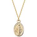 collana oro 375 (9kt) con pendente donna au9clmig1