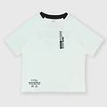 t-shirt in jersey da bambino bianco taglia 6