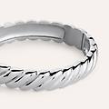 bangle moonlight acciaio collezione moonlight bianco