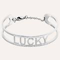bangle sunrise acciaio cristallo collezione sunrise bianco
