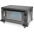 dn-45003 organizzatore per stazioni di carica libera installazione metallo nero