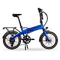 bicicletta elettrica pieghevole ibiza rainbow blu 14 ah