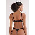 reggiseno triangolo marica in cotone the sensual cotton donna nero taglia 4b