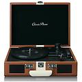 lenco giradischi tt120bnwh design retro` in legno marrone con funzionalita` avanzate