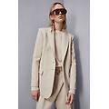 giacca due bottoni beige 38