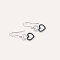 orecchini pendenti silver shine argento rodiato cubic zirconia collezione silver shine bianco