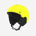 casco sci bambino 100 giallo fluo