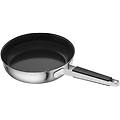pure padella 24 cm 18/10 acciaio inossidabile rivestimento antiaderente senza pfas