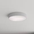 plafoniera cleo 400 grigio sensore ip54 ø 40 cm metallo