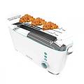 tostapane toast&taste extra w bianco 1000w con supporto panini e scongelamento