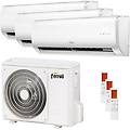 condizionatore giada trial split 9000+12000+18000 btu inverter a+ wifi unità esterna 8 2 kw