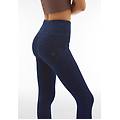 jeggings push up wr. up vita alta con zip cucitura centrale dark jeans-seams on tone donna extra