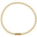 bracciale elastico donna oro giallo gl101907