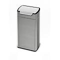 contenitore per rifiuti touch acciaio inox opaco