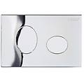 placca eco ellisse ad incasso cromata 280x180mm