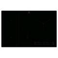 kis82453i piano cottura a induzione 80 cm 4 zone funzione hob2hood piano in vetroceramica comandi