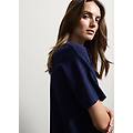- maglione blu vestibilità oversize donna blu navy taglia xs