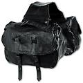 a-pro borse laterali pelle bisacce custom chopper borsa sotto sella nero