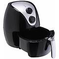 - trade shop friggitrice ad aria calda professionale nera 1500w 2 8lt senza olio e grassi