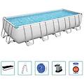 - piscina fuori terra power steel rettangolare 19281 l