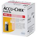 lancette pungidito fastclix 100 + 2 pezzi accu-chek