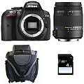 - d5300 + sigma 18-250 dc os macro garanti 3 ans + sac + sd 4go