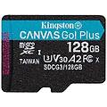 - scheda microsd xc canvas go! plus 128 gb uhs-i di classe 10 velocità 170 mb / s in lettura