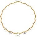 collana donna oro bianco giallo gl100861