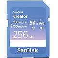 creator scheda sd uhs-ii 256gb (per dslr i fotocamere mirrorless 6k i 4k video v60 uhs-ii