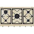 srv896pogh piano cottura crema da incasso gas 5 fornello(i)