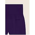 leggings seamless 7/8 con vita alta e inserti in costina purple acai donna exsmall/small