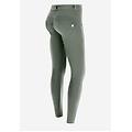pantaloni push up wr. up 7/8 superskinny cotone organico iceberg green donna small