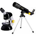 bresser. kit telescopio + microscopio pacchetto ricerca- cannocchiale da puntamento ritiro gratis